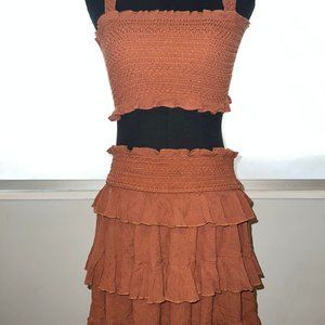 Free People Thalia Set SIZE XS Color Brown